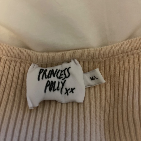 Princess Polly Tan Sweater Top - Picture 3 of 3